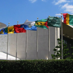 Flags at the UN